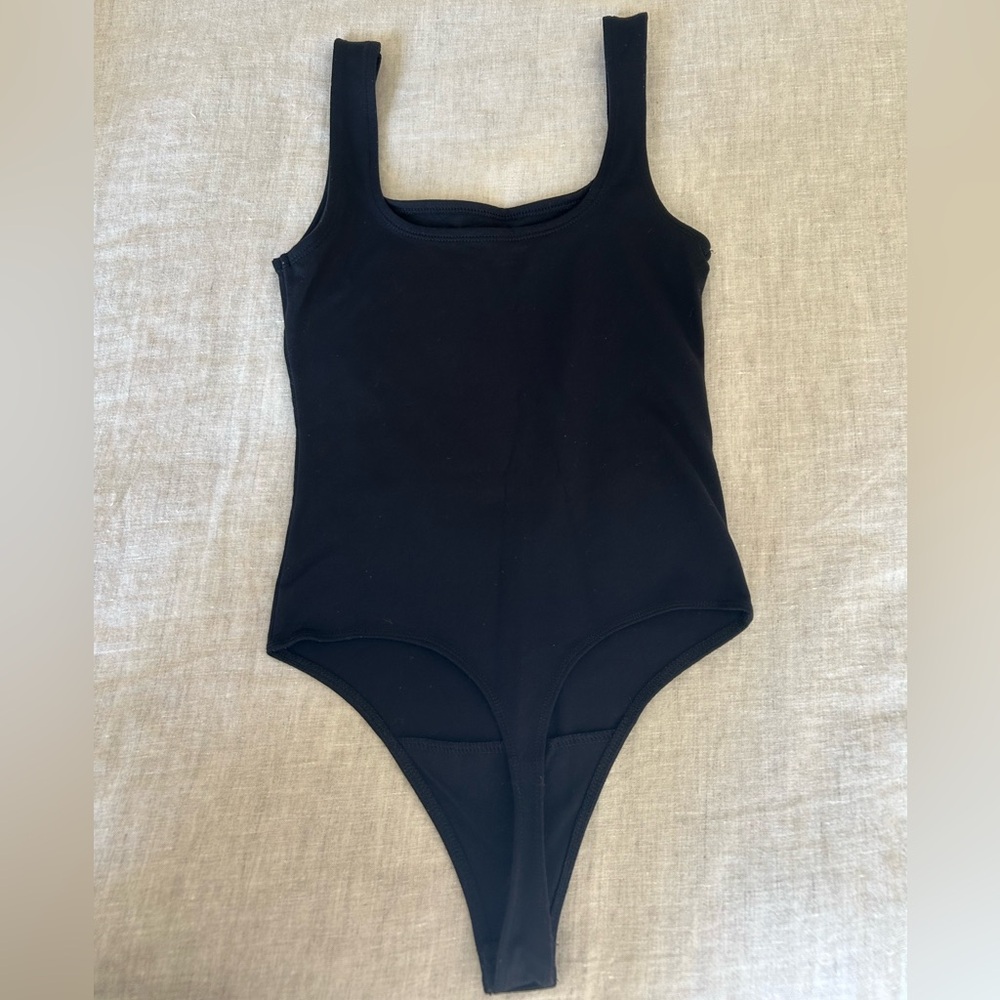 Abercrombie & Fitch Black Soft Collection bodysuit